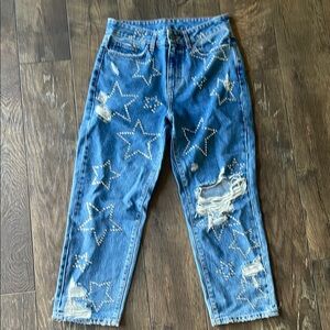 Carmar Blue Distressed Denim